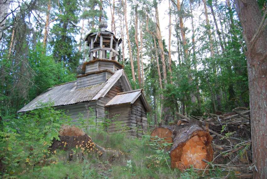 Часовня Рождества Пресвятой Богородицы, Тамбич-Лахта (Плесецкий район, Архангельская область). фасады, Вид с северо-запада