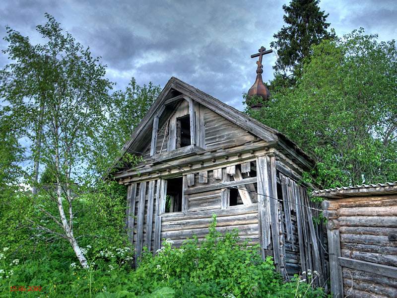 Часовня Николая Чудотворца, Аверкиевская (Плесецкий район, Архангельская область). фасады