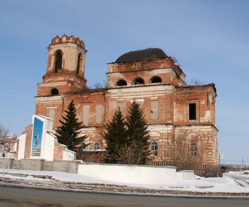 Покровское. Церковь Покрова Пресвятой Богородицы. фасады