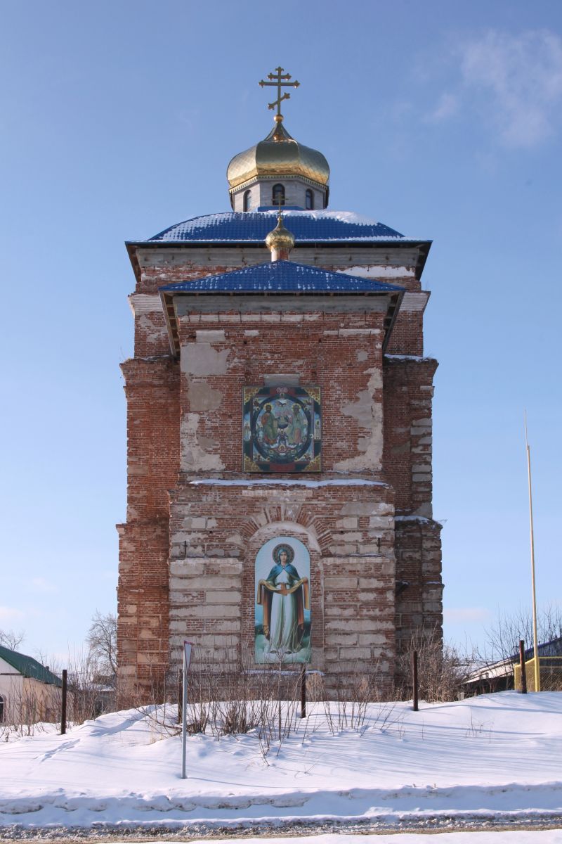 Покровское. Церковь Покрова Пресвятой Богородицы. фасады, Восточный фасад