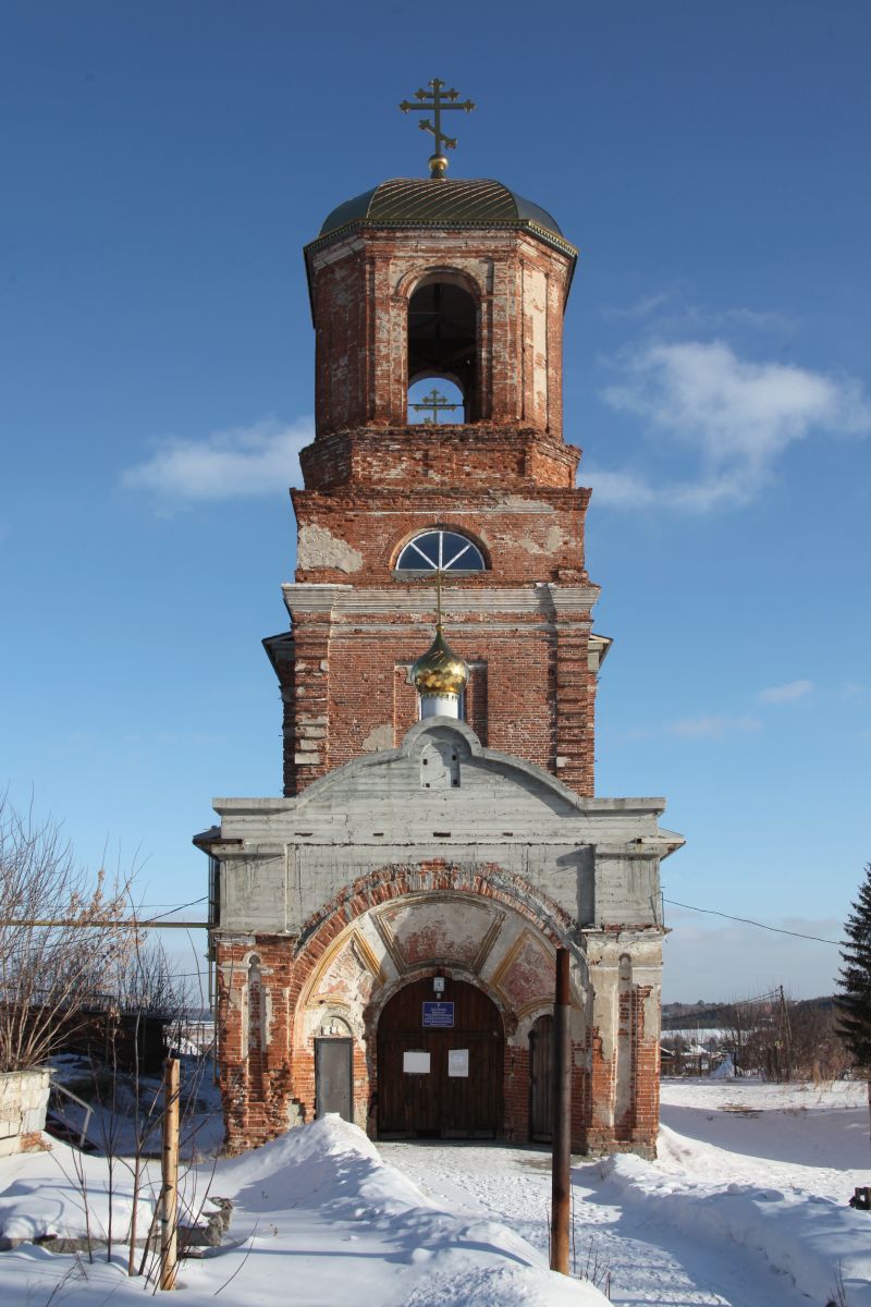 Покровское. Церковь Покрова Пресвятой Богородицы. фасады, Западный фасад