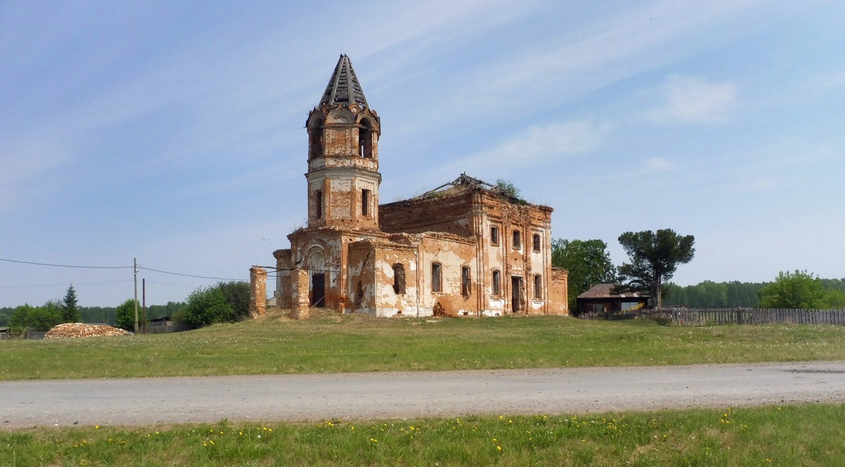 Церковь Михаила Архангела, Крутихинское (Ирбитский район (Ирбитское МО), Свердловская область). фасады