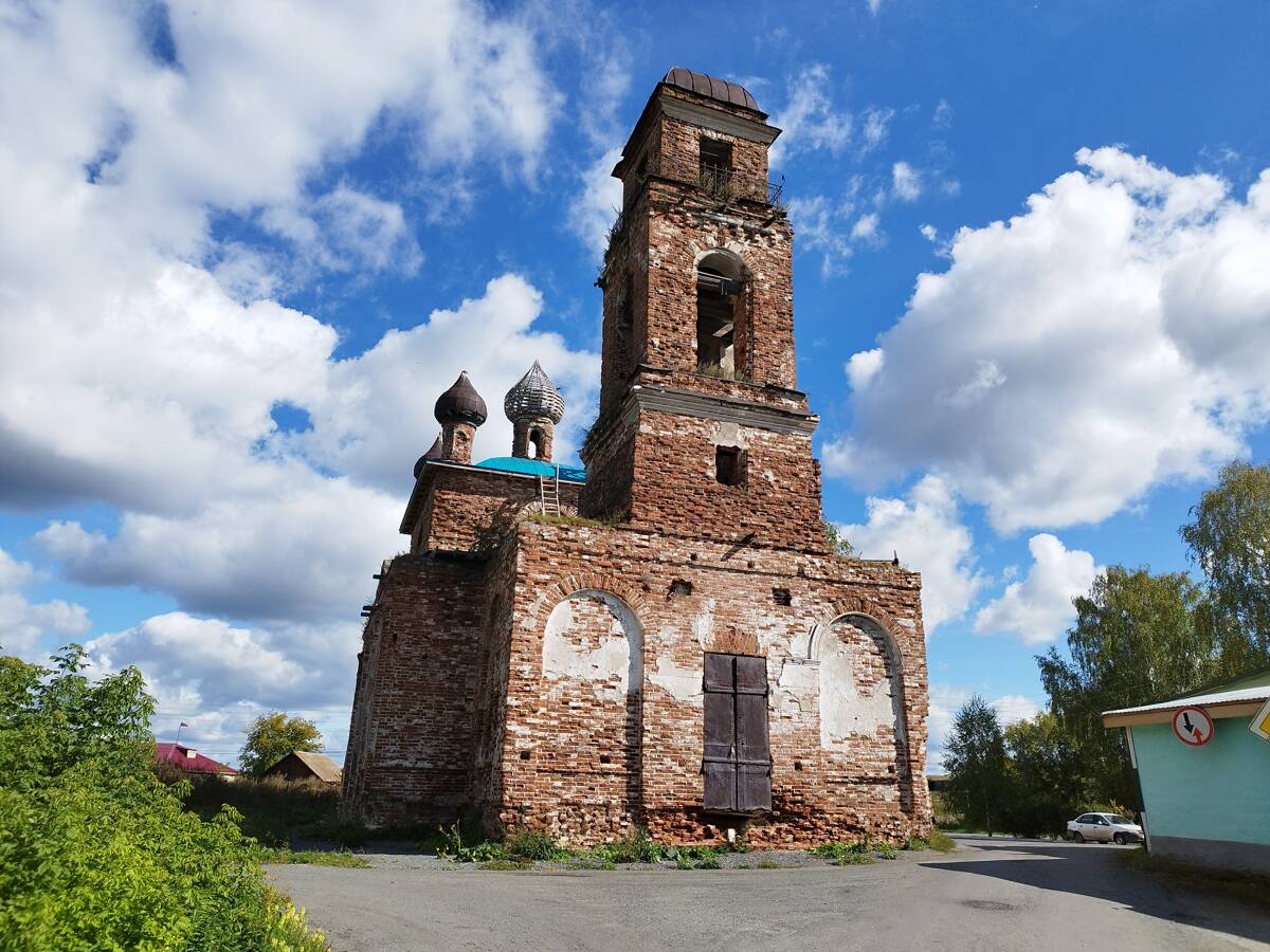 Церковь Боголюбской иконы Божией Матери, Галкинское (Камышловский район (Камышловский МР), Свердловская область). фасады