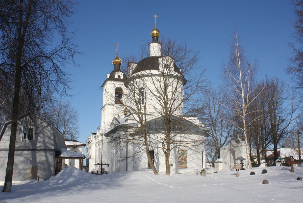 Церковь Троицы Живоначальной, Язвище (Волоколамский городской округ, Московская область). фасады