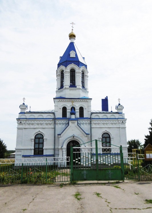 Самодуровка. Церковь Рождества Пресвятой Богородицы. фасады, Западный фасад храма