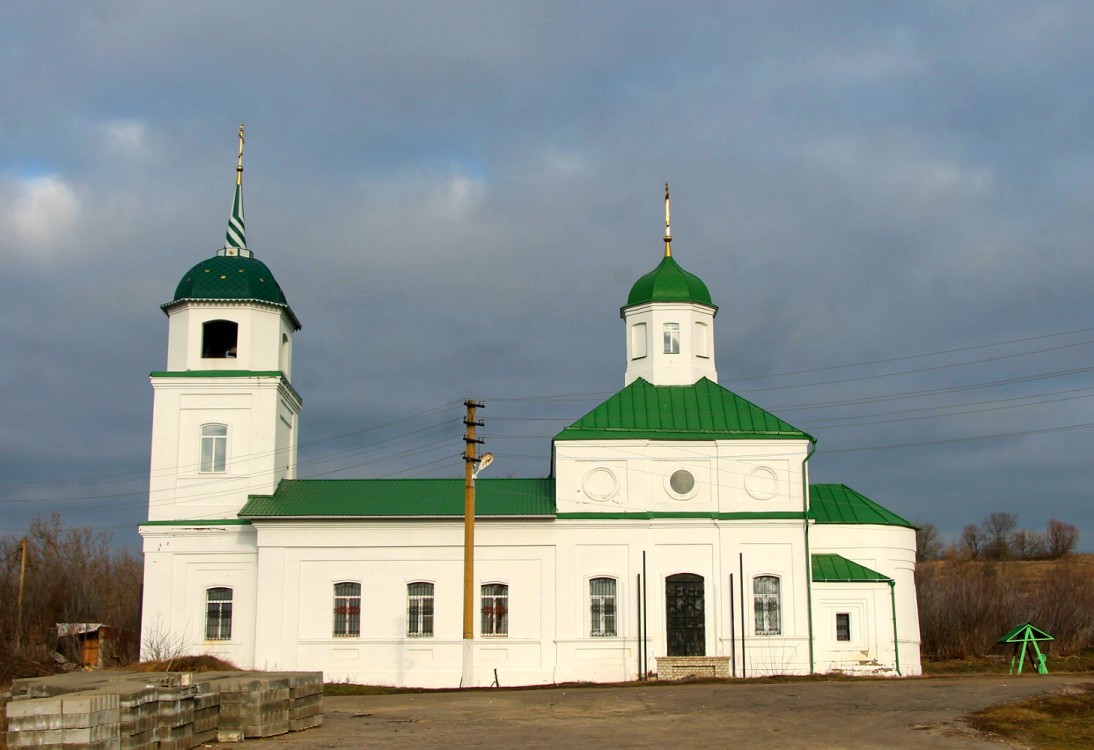 Церковь Николая Чудотворца, Никольское-на-Еманче (Хохольский район, Воронежская область). фасады