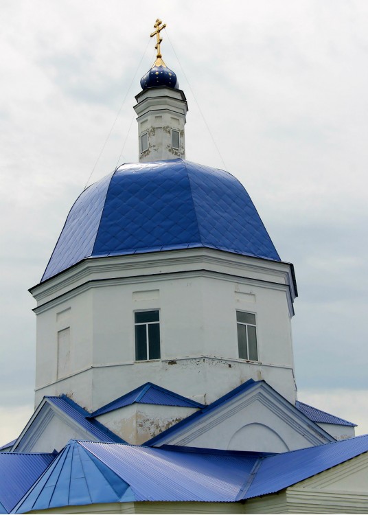 Церковь Вознесения Господня, Коршево (Бобровский район, Воронежская область). фасады, купол