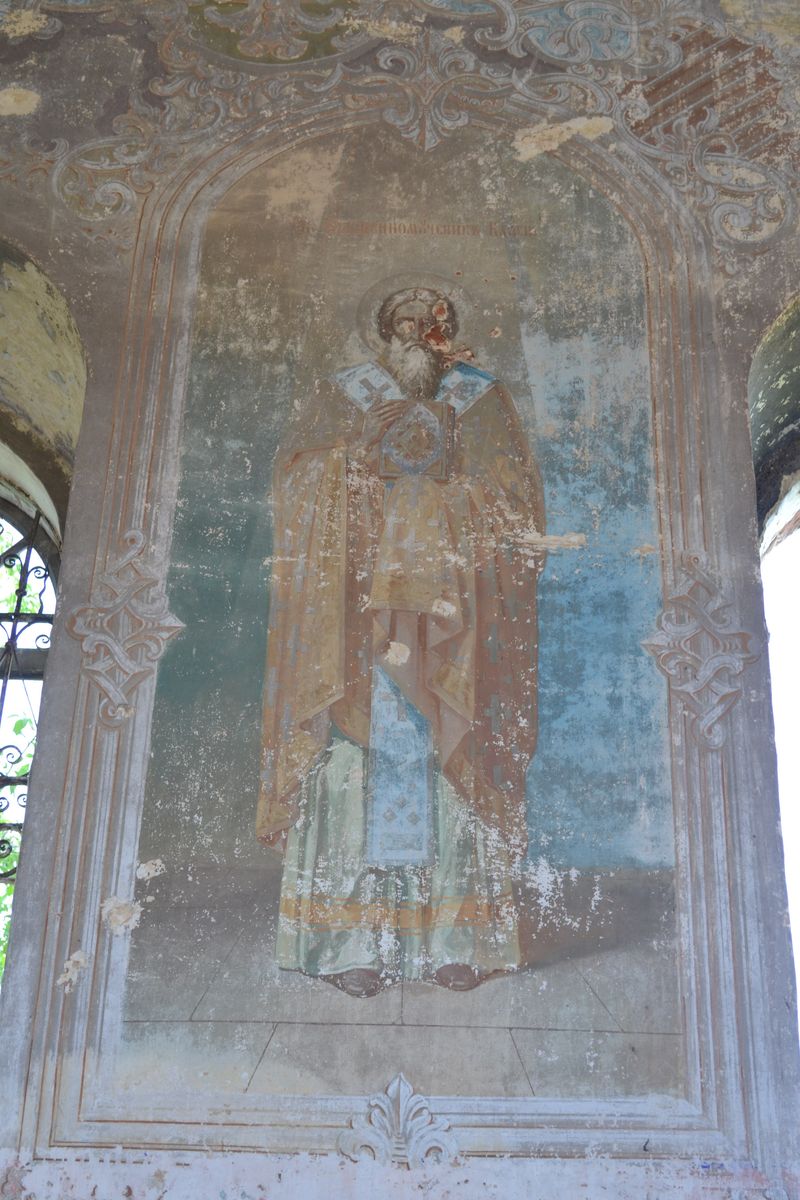 графика. Церковь Алексия, человека Божия, Игошево, урочище (Тотемский район, Вологодская область)