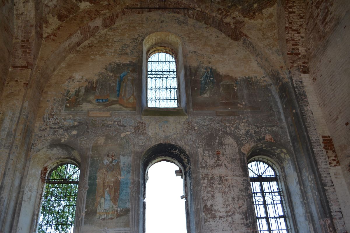 интерьер и убранство. Церковь Алексия, человека Божия, Игошево, урочище (Тотемский район, Вологодская область)