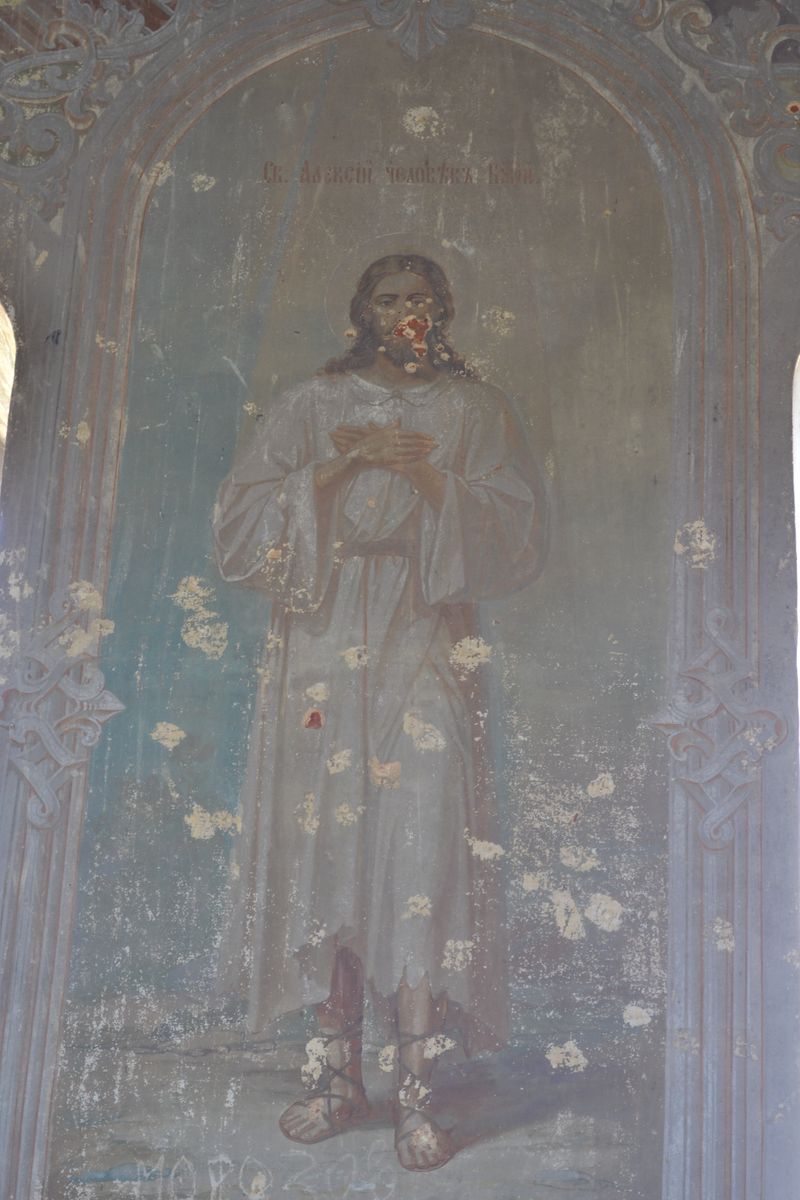 графика. Церковь Алексия, человека Божия, Игошево, урочище (Тотемский район, Вологодская область)