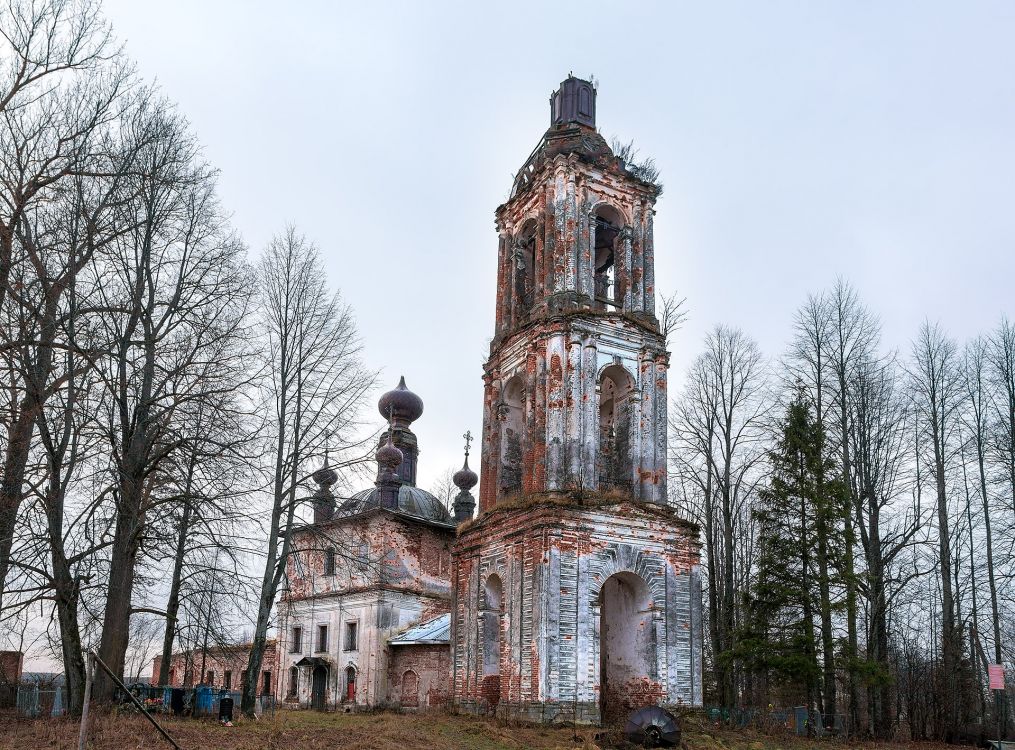 Церковь Преображения Господня, Городок (Рыбинский район, Ярославская область). фасады