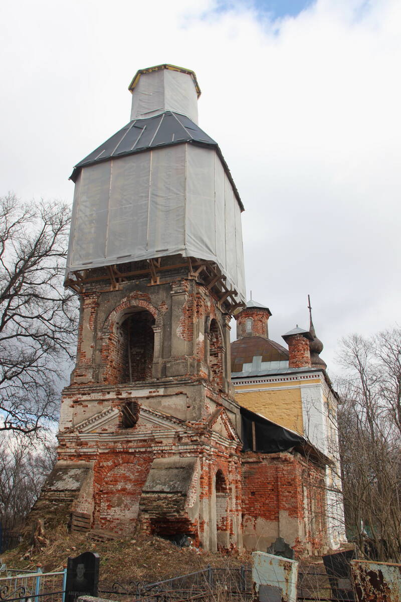 Церковь Казанской иконы Божией Матери, Брянцево (Петропавловский погост) (Тутаевский район, Ярославская область). документальные фотографии