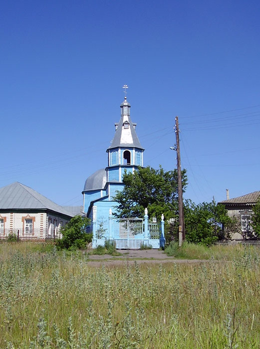 Церковь Рождества Христова, Рождественское (Поворинский район, Воронежская область). общий вид в ландшафте