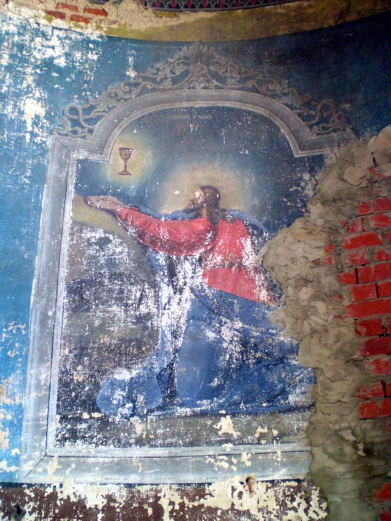Церковь Николая Чудотворца, Никольское-на-Еманче (Хохольский район, Воронежская область). интерьер и убранство, Росписи в Алтарной части Храма