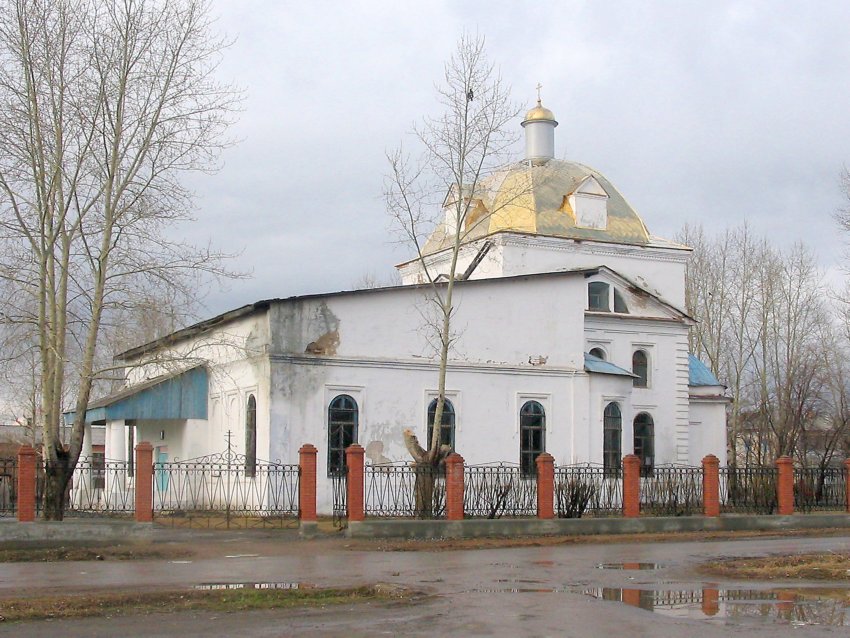 Церковь Покрова Пресвятой Богородицы, Грязновское (Богдановичский район (ГО Богданович), Свердловская область). общий вид в ландшафте