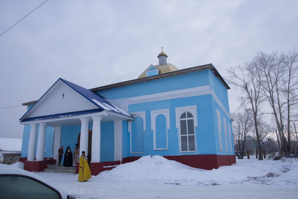 Церковь Покрова Пресвятой Богородицы, Грязновское (Богдановичский район (ГО Богданович), Свердловская область). фасады, Главный вход в храм