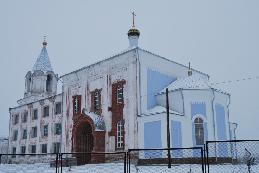 Церковь Троицы Живоначальной, Троицкое (Богдановичский район (ГО Богданович), Свердловская область). общий вид в ландшафте