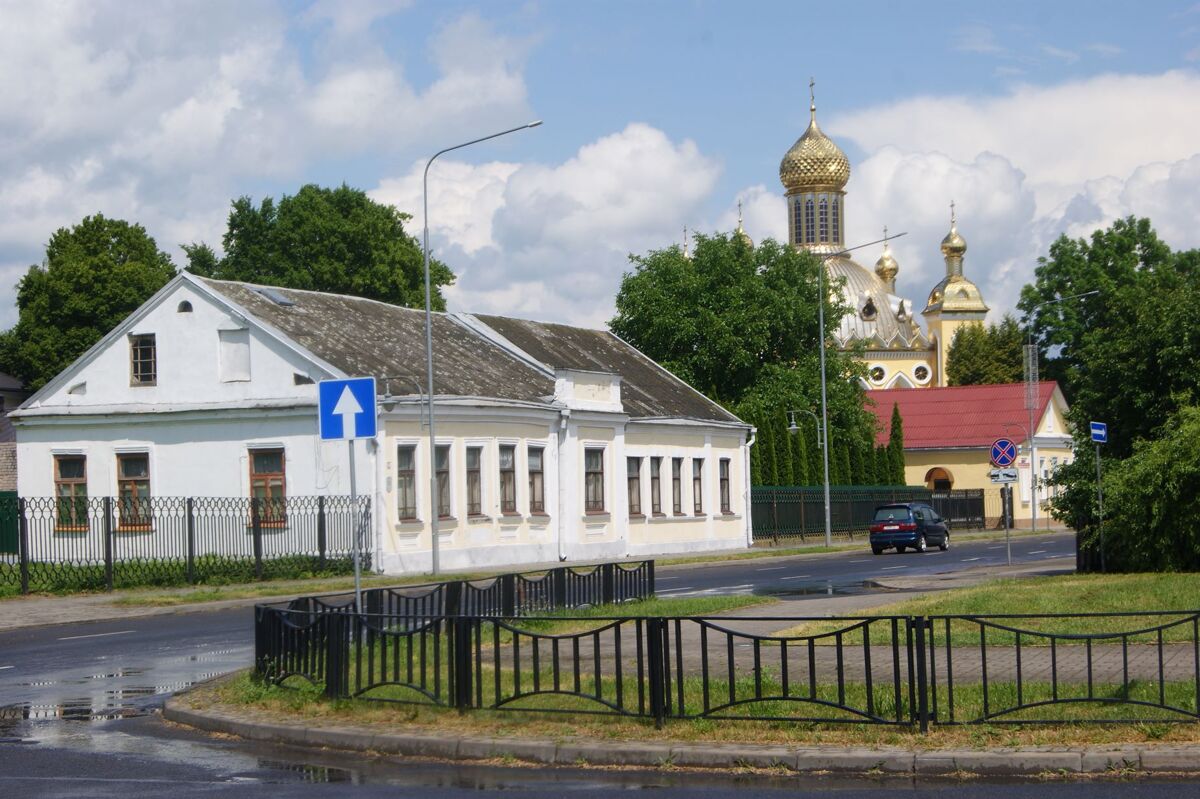 Варваринский монастырь, Пинск (Пинский район, Беларусь, Брестская область). общий вид в ландшафте