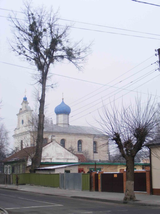 Пинск. Кафедральный собор Варвары великомученицы. общий вид в ландшафте