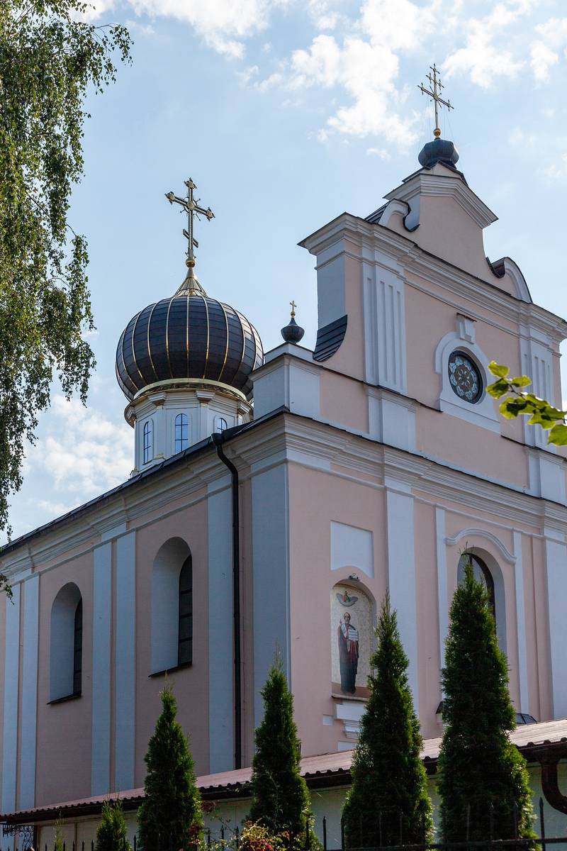 фасады. Кафедральный собор Варвары великомученицы, Пинск (Пинский район, Беларусь, Брестская область)