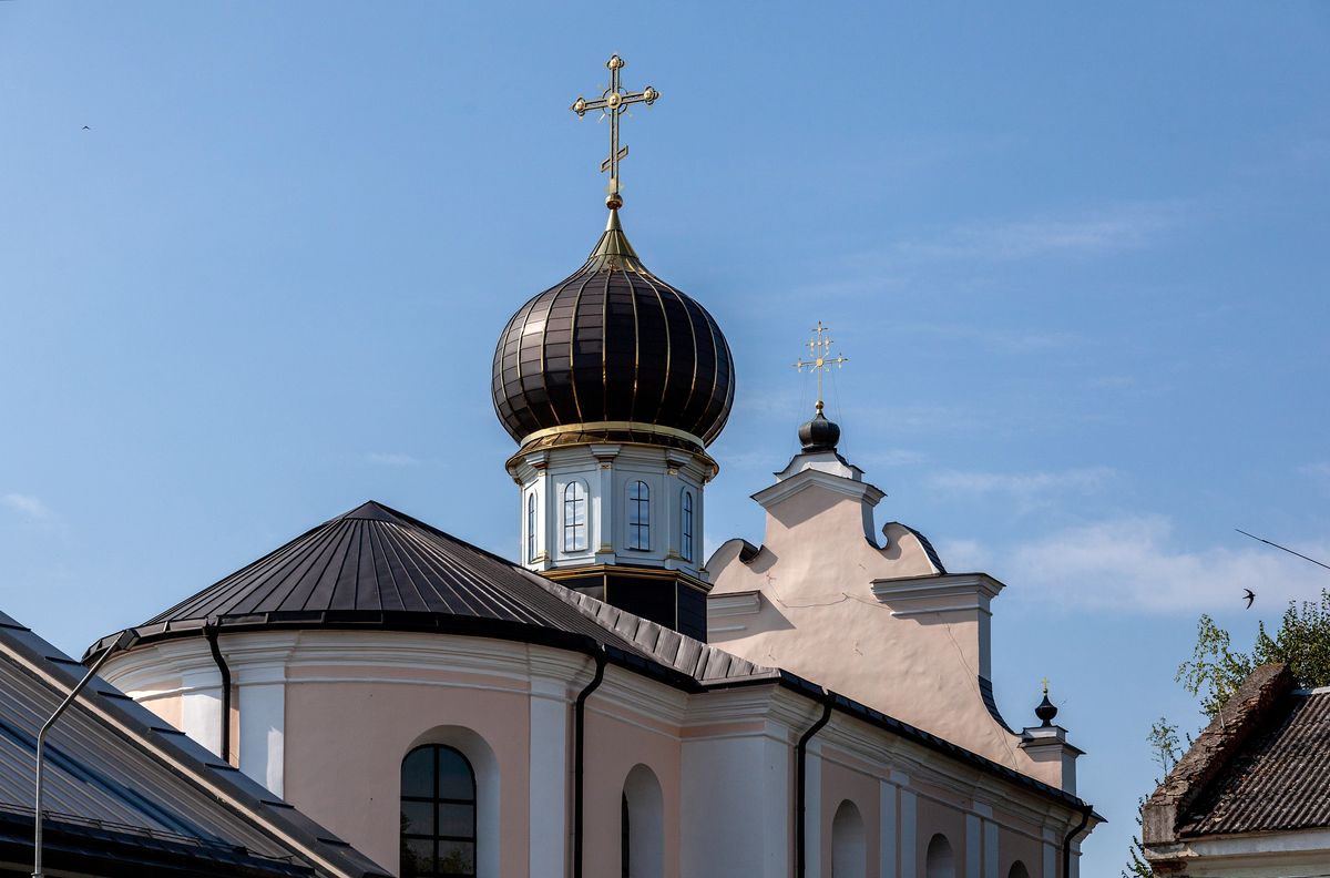 архитектурные детали. Кафедральный собор Варвары великомученицы, Пинск (Пинский район, Беларусь, Брестская область)