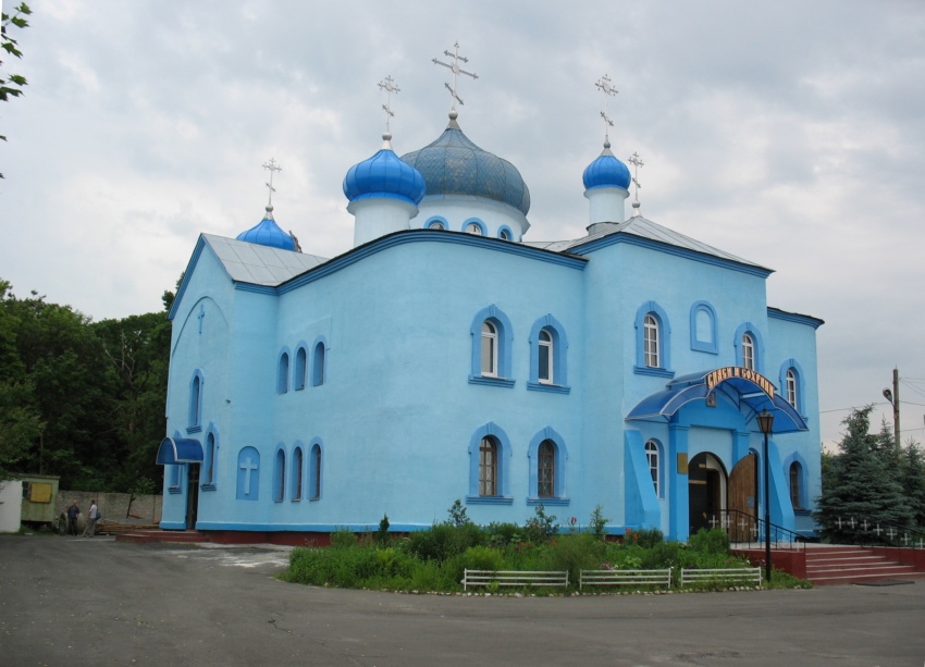 Церковь Казанской иконы Божией Матери, Калинковичи (Калинковичский район, Беларусь, Гомельская область). общий вид в ландшафте, Настоятель церкви протоиерей Георгий Каминский