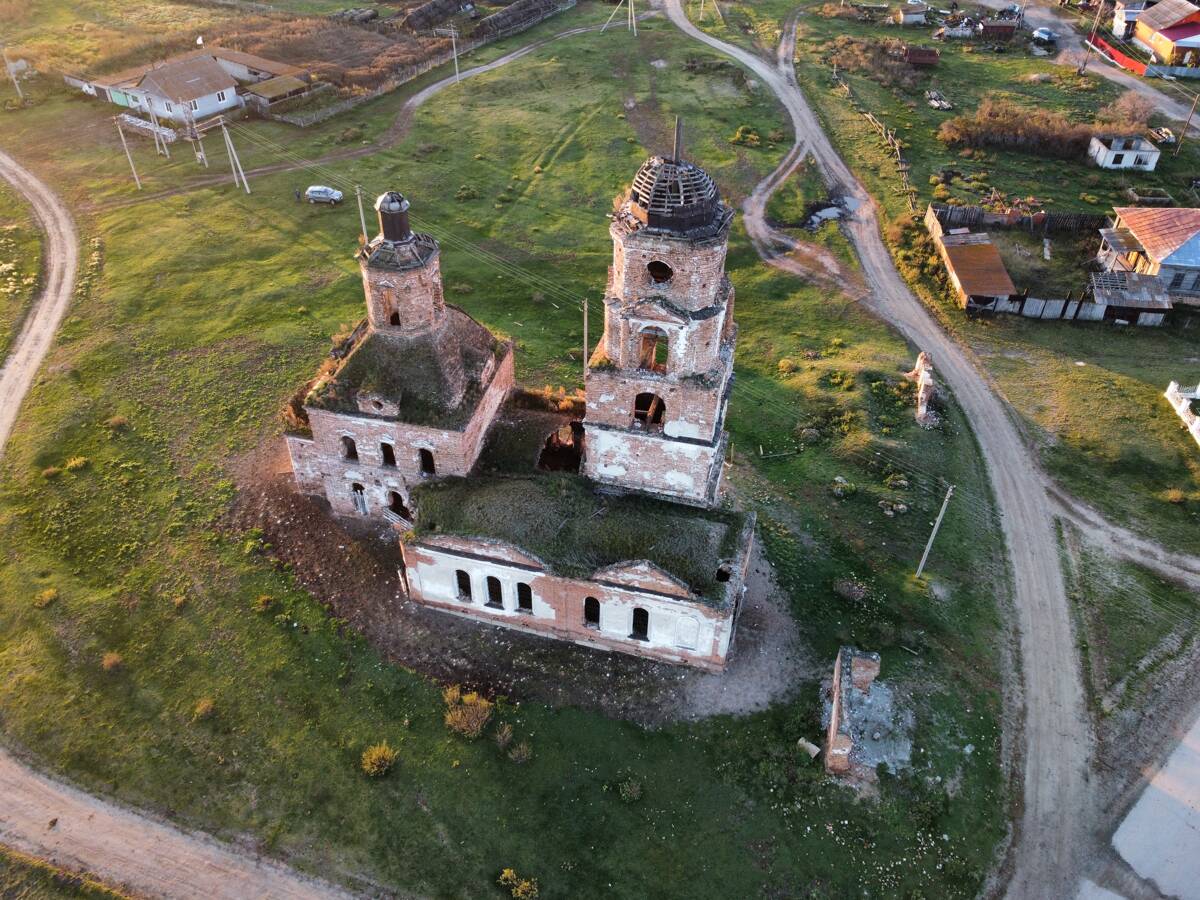 Церковь Петра и Павла, Нижнепетропавловское (Красноармейский район, Челябинская область). фасады