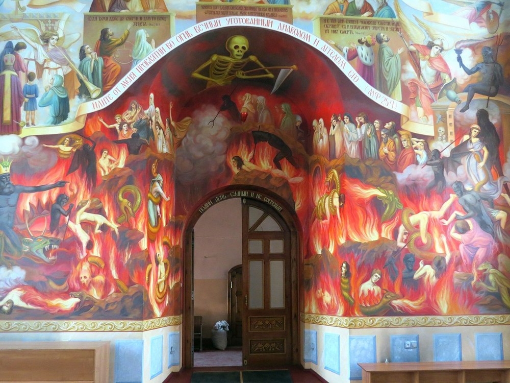 Церковь Илии Пророка, Мичуринск (Мичуринский район и г. Мичуринск, Тамбовская область). интерьер и убранство, Росписи в верхнем храме