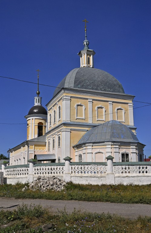 Церковь Рождества Христова, Михайлов (Михайловский район, Рязанская область). фасады, Вид на церковь со стороны востока