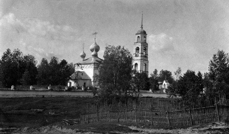 Церковь Воздвижения Креста Господня, Князево (Пошехонский район, Ярославская область). архивная фотография, Фото 1915 г. из фондов Российского Этнографического музея