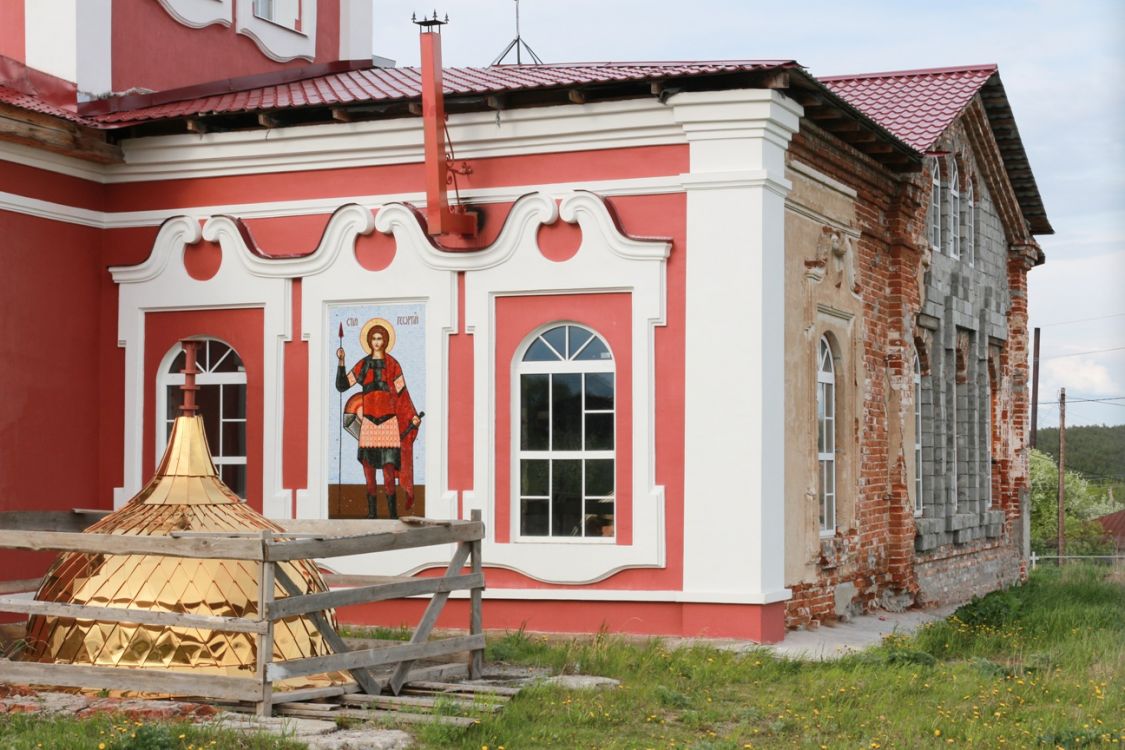 Церковь Георгия Победоносца, Мироново (Артёмовский район (Артёмовский ГО), Свердловская область). архитектурные детали