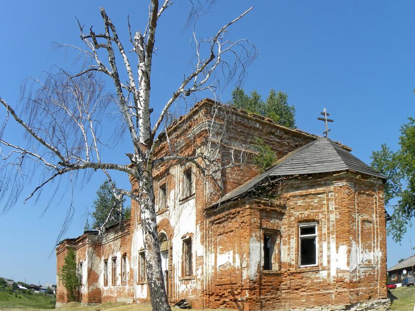 Церковь Александра Невского, Деево (Алапаевский район (Алапаевское МО и Махнёвское МО), Свердловская область). фасады