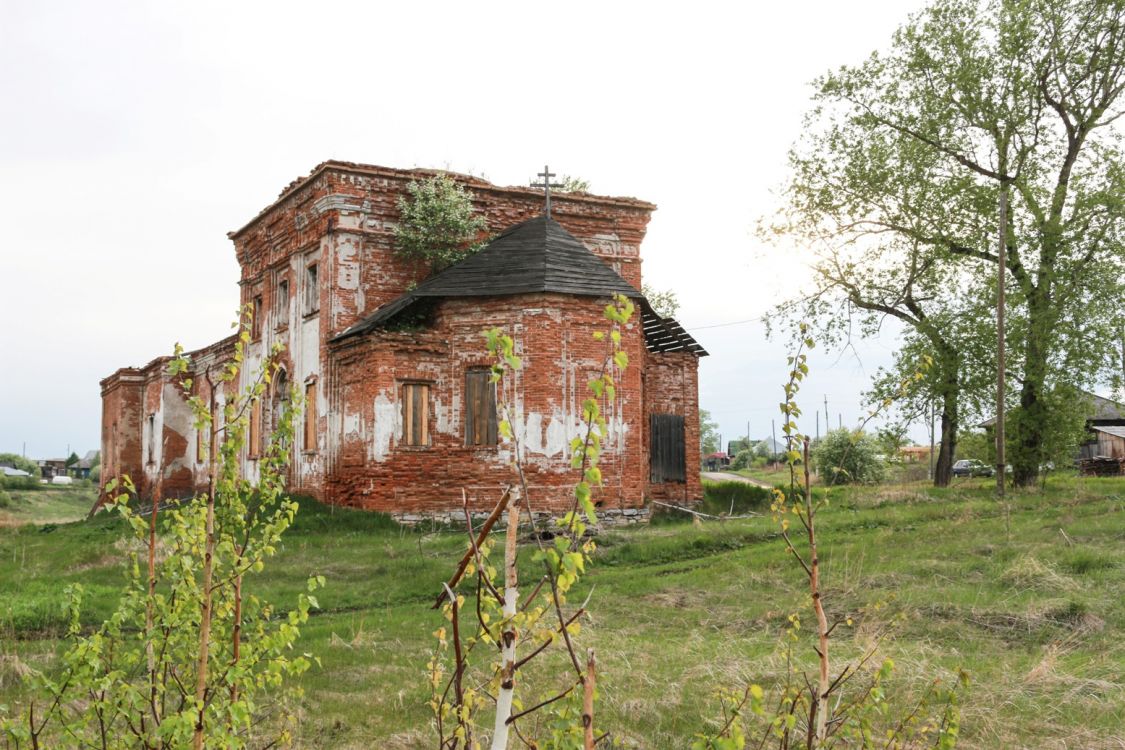 Церковь Александра Невского, Деево (Алапаевский район (Алапаевское МО и Махнёвское МО), Свердловская область). фасады