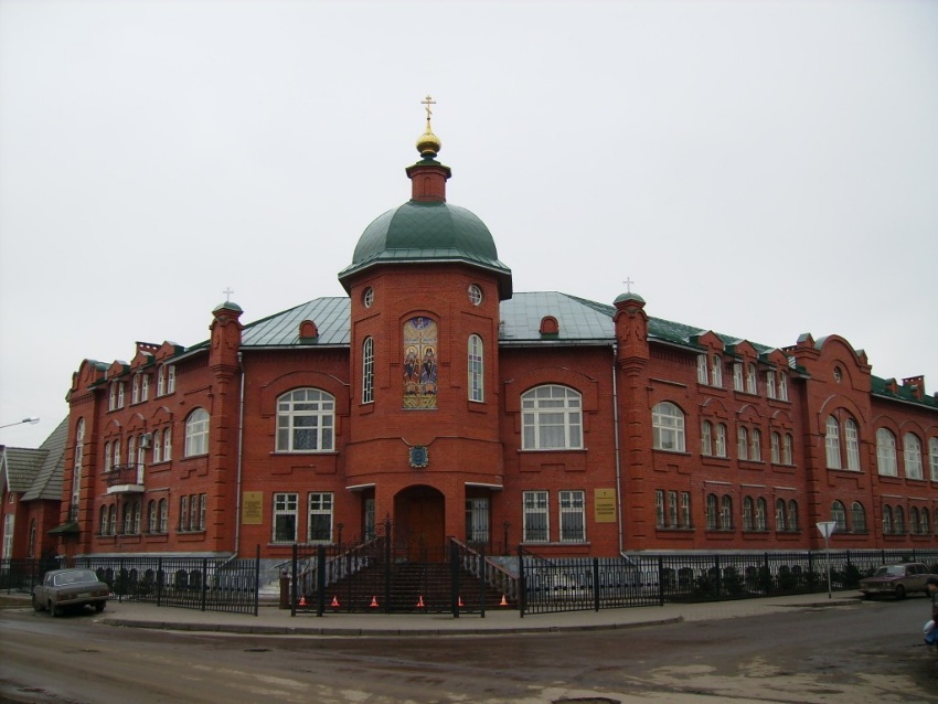 Домовая церковь Кирилла, архиепископа Тамбовского и Луки (Войно-Ясенецкого) при Епархиальном управлении, Тамбов (Тамбов, город, Тамбовская область). фасады, Здание  Тамбовской  епархии  с  домовым  храмом.
