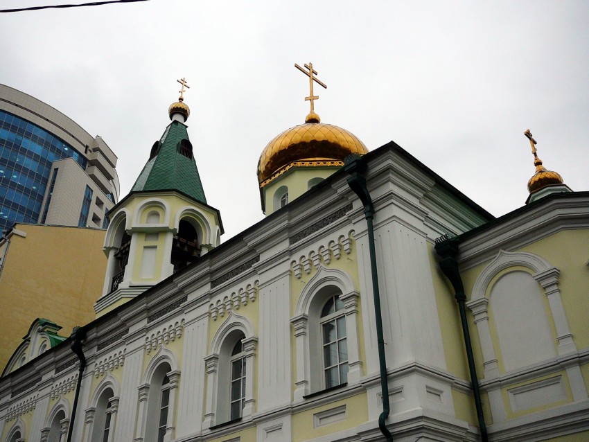 Екатеринбург. Церковь Николая Чудотворца при Уральском горном институте. архитектурные детали