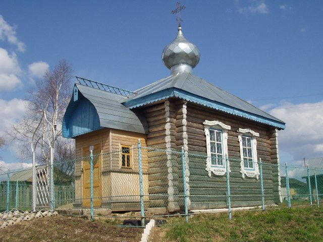 Часовня Нифонта Телеговского, Нифантово (Шекснинский район, Вологодская область). общий вид в ландшафте, часовня преподобного Нифонта Телеговского, Устюжского (до революции была освящена в честь преподобного Нифонта Констанцкого)