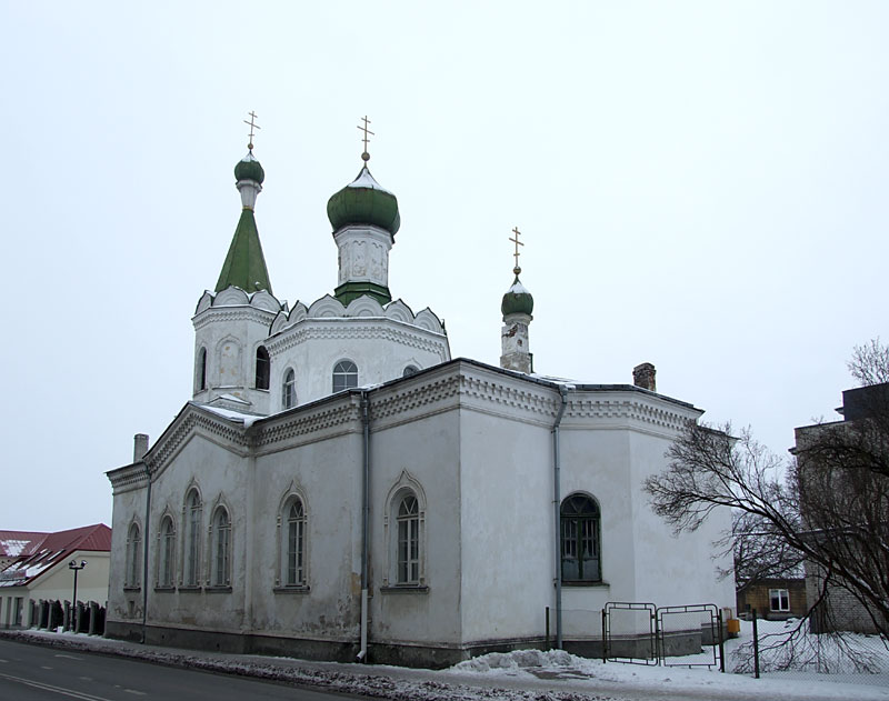 Церковь Рождества Пресвятой Богородицы, Раквере (Ляэне-Вирумаа, Эстония). фасады, Вид с юго-востока