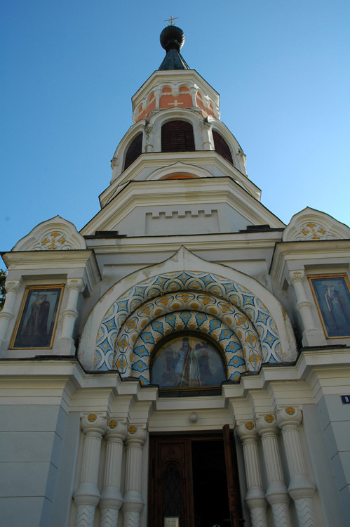 Франтишковы Лазне. Церковь Ольги равноапостольной. фасады