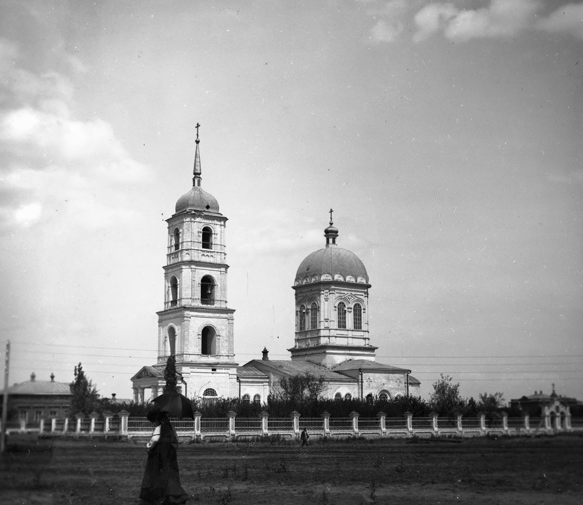 Энгельс (Покровск). Кафедральный собор Троицы Живоначальной. архивная фотография, 1895-1905 гг.