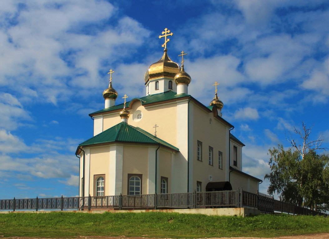 Арамашево. Церковь Казанской Иконы Божией Матери. фасады, Вид с северо-востока