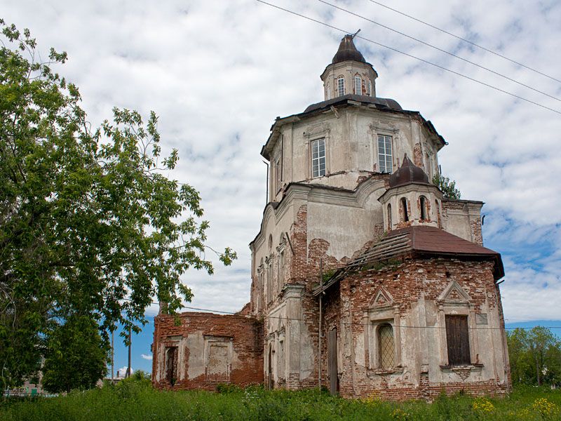 Церковь Вознесения Господня, Коптелово (Алапаевский район (Алапаевское МО и Махнёвское МО), Свердловская область). фасады