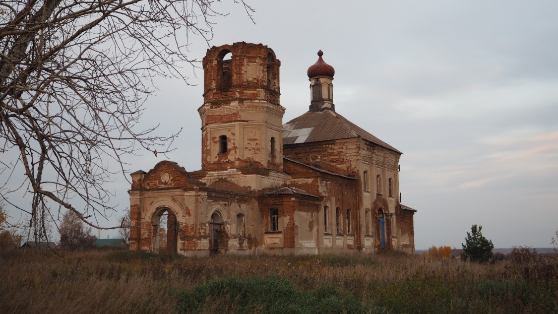 Ялунинское. Церковь Николая Чудотворца. фасады