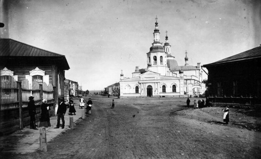 Минусинск. Собор Спаса Преображения. архивная фотография, фото с http://yapet.livejournal.com/149795.html