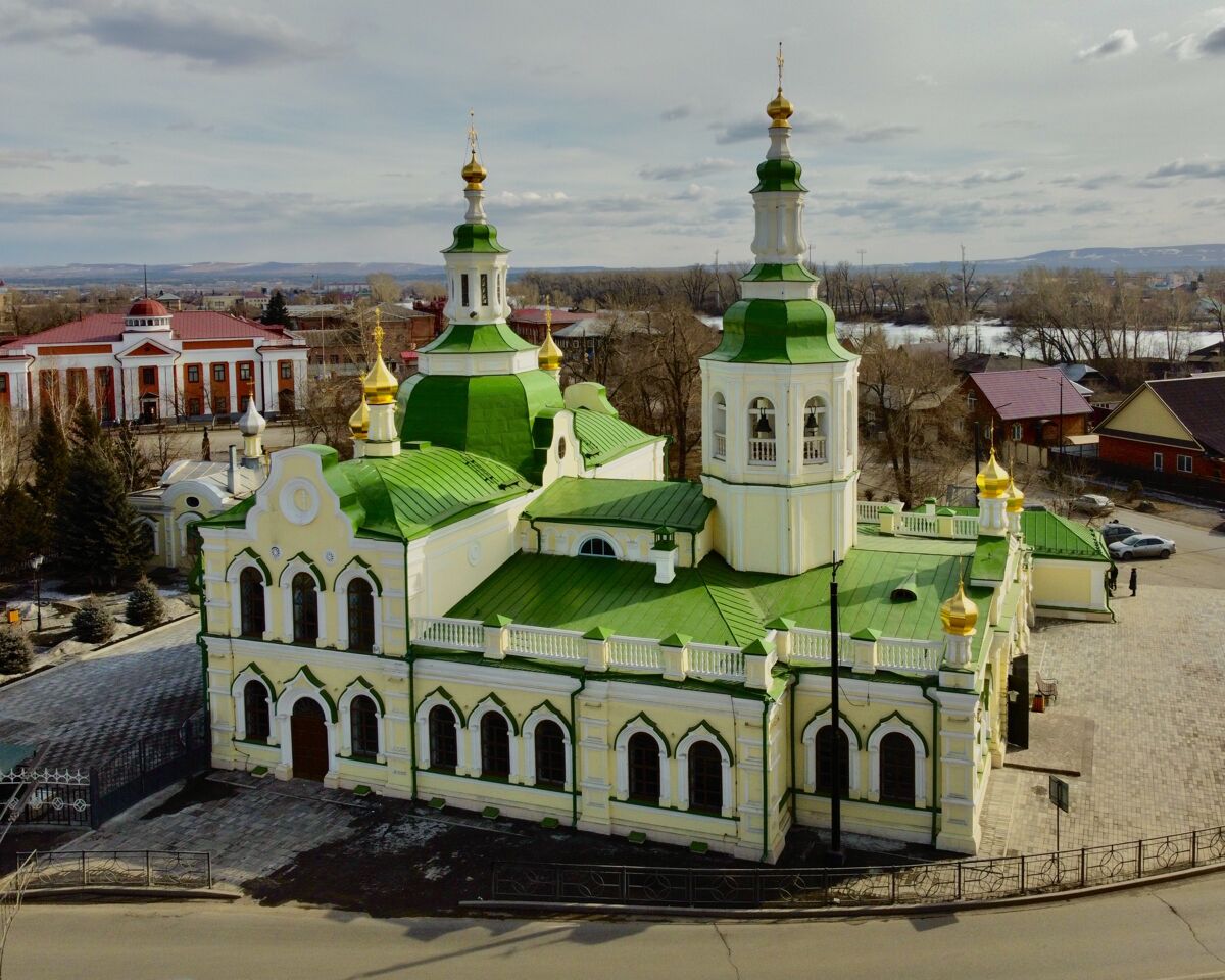 Кафедральный собор Спаса Нерукотворного Образа, Минусинск (Минусинск, город, Красноярский край). фасады, Северный фасад