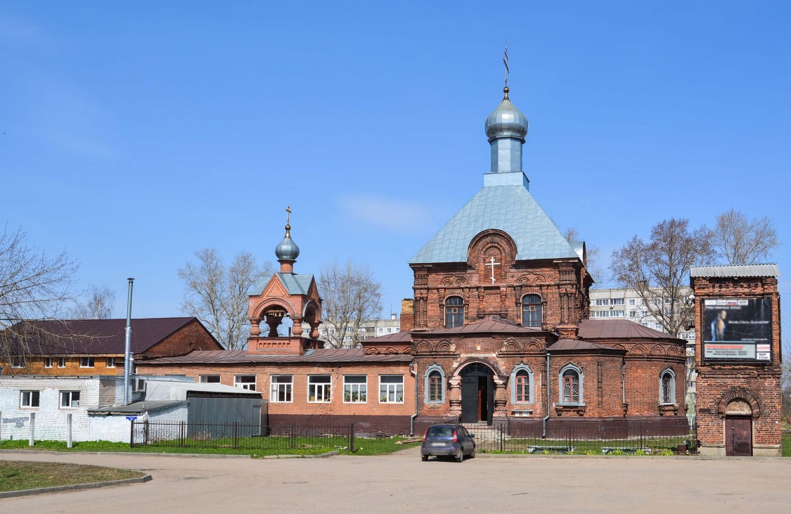 Церковь Николая Чудотворца в Красной Слободе, Тверь (Тверь, город, Тверская область). общий вид в ландшафте