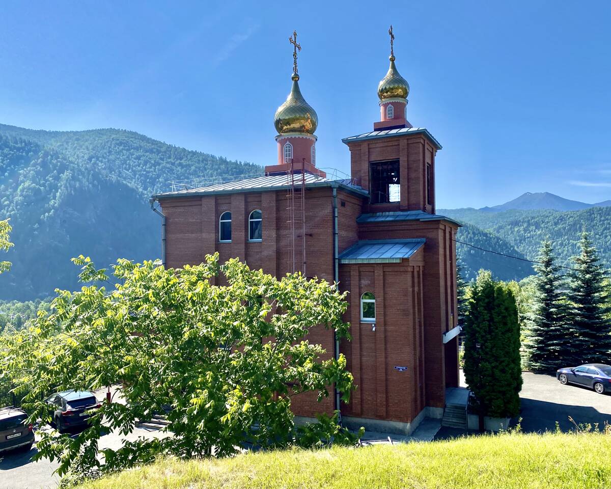Церковь Вознесения Господня, Черёмушки (Саяногорск, город, Республика Хакасия). фасады, Вид с севера