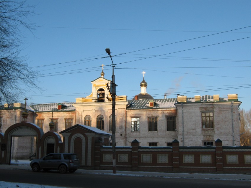 Саратовская область, Саратов, город, Саратов. Никольский мужской монастырь, фотография. общий вид в ландшафте