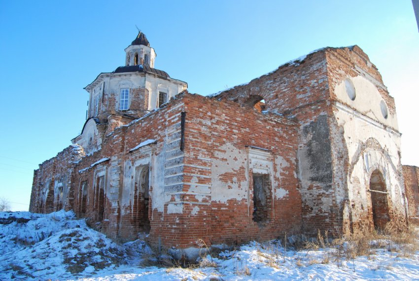 Коптелово. Церковь Вознесения Господня. фасады