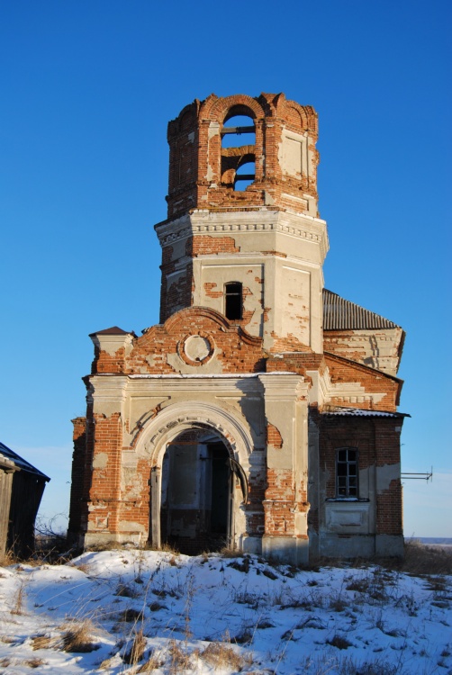 Ялунинское. Церковь Николая Чудотворца. фасады
