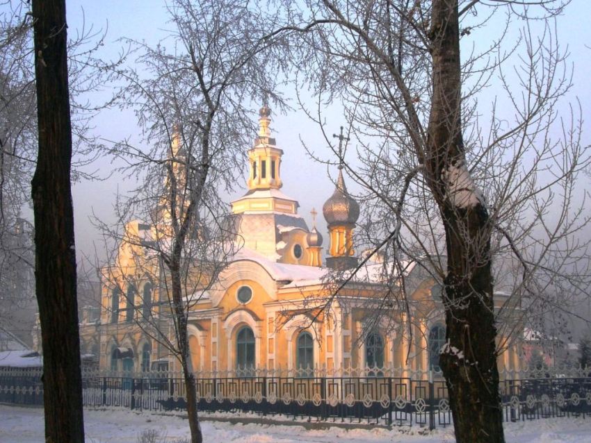Минусинск. Собор Спаса Преображения. фасады, вид с юго-востока
